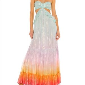 Brand New (worn once) Rococo Sand Leal Cutout Dress! Size XS but adjustable!